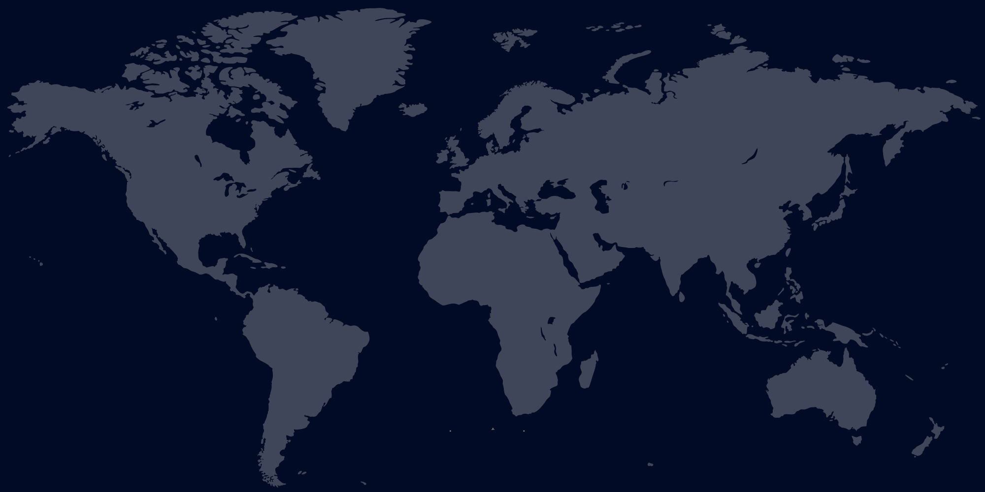 blue map of the world